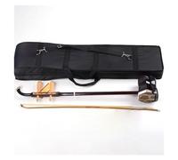 Erhu cinese, Strumento Erhu in legno massello, design a barra piatta con codice di posizione, corde, archetto e custodia, accessori