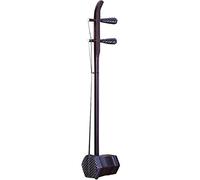 Erhu cinese tradizionale etnico ebano Jing Erhu accompagnamento professionale violino a 2 corde strumento Huqin (colore: nero Dimensioni: 7112,59,7 cm)