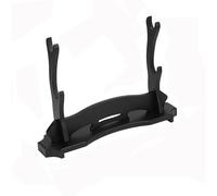 Erhu - Espositore a doppio strato, supporto per strumenti musicali, facile da montare, colore: nero