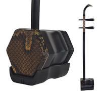Erhu in legno di sandalo nero, violino cinese a due corde, strumenti musicali tradizionali nazionali, con accessori e custodia gratuiti, per principianti