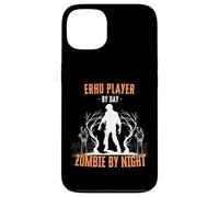 Erhu Player by Day Zombie by Night Divertente Halloween Musicista Custodia per iPhone 13