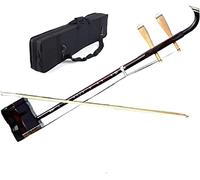 Erhu, Strumento Erhu Erhu in legno massello a due corde violino Urheen Strumenti musicali a corda con arco e custodia Strumento Erhu