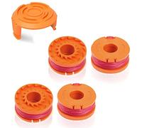 ERHUO Bobina per strimmer, 5 pezzi WA0004 bobina compatibile con tagliabordi Worx da 20 V, WG151, WG163E.1, WG163E.2, WG163E.3, WG163E.6, WG163E.9