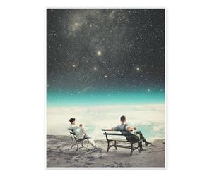 Eri lì, nel mio profondo silenzio Poster di Frank Moth 60 x 80 cm Quadri Decorazione per pareti