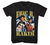Eric B And Rakim - Gruppo Bootleg - Licenza Ufficiale Adulto Manica Corta T -
