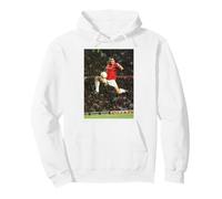 Eric Cantona Leap Coppa del Mondo di Calcio Manchester United Felpa con Cappuccio