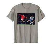 Eric Cantona Manchester Utd League - Pallone da Calcio Maglietta