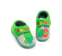 Eric Carle Verde The Very Hungry Caterpillar Mocassino in velcro Pantofole Ragaz