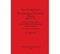 Eric Christiansen Saxo Grammaticus History of the Danes (Tascabile)
