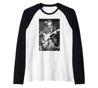 Eric Clapton dal Vivo al Concerto di Tina Turner Wembley 1987 Maglia con Maniche Raglan