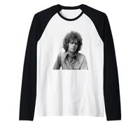 Eric Clapton Ritratto Psichedelico Cream Era 1967 Maglia con Maniche Raglan