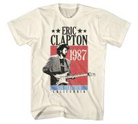 Eric Clapton - San Francisco 1987 - Manica Corta - Adulto - T-Shirt