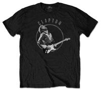 Eric Clapton 'Vintage Photo' (Nero) T-Shirt - NUOVO E UFFICIALE