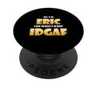 Eric Costume IDGAF Funny Meme Halloween Costume For Erics PopSockets PopGrip Adesivo