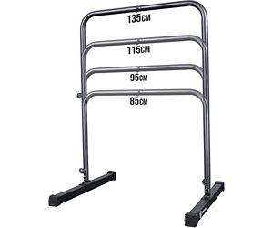 Eric Flag Barra per Trazioni - Calisthenics Attrezzature Regolabile a Quattro Altezze per Palestra in Casa, Ginnastica, Fitness - Barra per Trazioni Autoportante in Acciaio Solido, Sbarra Allenamento