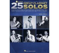 Eric J Morones 25 Great Clarinet Solos (Tascabile)