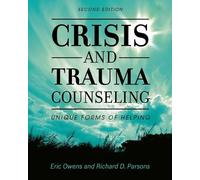 Eric Owens Richard Parsons Crisis and Trauma Counseling (Tascabile)
