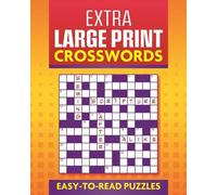Eric Saunders Extra Large Print Crosswords (Tascabile)