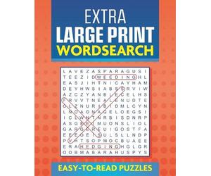Eric Saunders Extra Large Print Wordsearch (Tascabile)