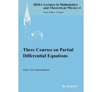 Eric Sonnendrücker Three Courses on Partial Differential Equations (Tascabile)