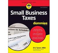 Eric Tyson Small Business Taxes For Dummies (Tascabile)