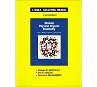 Eric V. Anslyn Michael B. Spo Student Solutions Manual for Modern P (Tascabile)