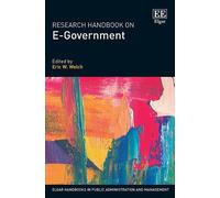 Eric W. Welch Research Handbook on E-Government (Copertina rigida)