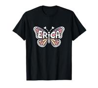 Erica Butterfly - Personalizzato Carino Nome Word Art Maglietta