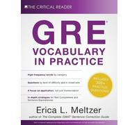 Erica L Meltzer GRE Vocabulary in Practice (Tascabile)