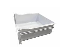 eRicambi® Cassetto Verdura per Frigorifero, Compatibile con Candy Hoover Zerowatt, Dimensioni: 393x392x169 (mm), Colore Bianco, Modelli Compatibili: CKBBS1001 ZEBBS100 CELC177