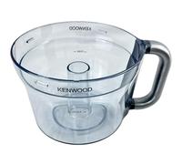 eRicambi® Ciotola KW715905 Compatibile con Robot da Cucina Kenwood - Plastica Trasparente 1200 ml - per Modelli AWAT647001 AT647, AWAT647002 AT647, AW20010010 KAH647PL, AW20010042 KAH65.000PL