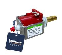 eRicambi® Elettropompa ULKA EX5 Universale Compatibile con Macchine da Caffè - Dimensioni: 123x54 (mm) - Albero in Ottone, 230/240V 48W 15bar 650cc/min