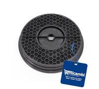 eRicambi, Filtro ai Carboni Attivi per Cappa, Adattabile con Faber Franke Smeg Rex Nautilus, kit F24 C.A Dimensioni: Diametro 21.2x3.4 (cm) TCH04-741 Sostituire ogni 2/3 Mesi