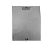 eRicambi, Filtro Metallico CURVO per Cappa Compatibile con Faber, Dimensioni 249x313 (mm), High Performance Filter, Pratica Maniglia di Sgancio a Innesti Rinforzati