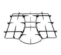 eRicambi® Kit Sostituzione Griglie 5 Fuochi compatibile con Piano Cottura Hotpoint Ariston - Set 3 Griglie DX/SX 388×155 mm lato corto 380 mm - Centrale 440×235 mm