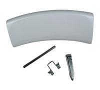 eRicambi® Maniglia Oblò Lavatrice 4055186607 Compatibile con Rex Electrolux AEG Zanussi Zoppas EWP10075W EWF128310W - 132 x 55 x 40 mm