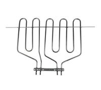 eRicambi® Resistenza Compatibile per Bistecchiera e Grill De’Longhi BQ78 BQ80 HG65 HG75 HG85, 1000W+1450W, 230V, 335x370 mm, Staffa 517 mm