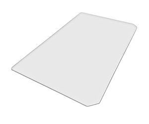 ERICAMBI, Ripiano in Vetro Copriverduriera Compatibile con Frigorifero Hotpoint Ariston Indesit Merloni, Dimensioni 466x296x4mm, Ricambio C00628266 Ex C00280888