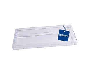 ERICAMBI®, Sportello Frontale Freezer Congelatore Frigorifero, Compatibile con Ariston Indesit, Dimensioni: 383x164x22 (mm) per Modelli: BCB BCF BCH HMB Trasparente Crystal