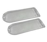 ERICAMBI®, x2 Plafoniere Illuminazione Diffusore Cappa Aspirante, Compatibile con Elica Elibloc, Dimensioni: 134x51 (mm) Max 28W, Ricambio Originale PLA0023132A
