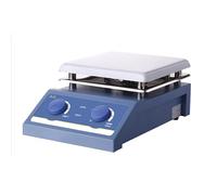 ERICAT Agitatore Magnetico, Miscelatore Magnetico con Piastra Riscaldante da 600 W, velocità Levorotativa da 0-1600 Giri/min E Grande capacità da 5 Litri, Design a Doppia Manopola, per Laboratori