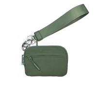 ERICAT Commonlyto Wallet, The Wallet 2nd Gen, Wristlet Nylon Large Space With Zipper, Waterproof Material(Army green)
