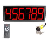 ERICAT Contatore Digitale da 3 Pollici, Contatore del Traffico al Dettaglio con Display a LED, Distanza Rilevamento di 20 M E Sensibilità di Regolazione a 4 Marce, per La Vendita al Dettaglio Negozio