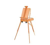 ERICAT Easel Stand, Portable Art Easel with Wheels And Handle, Adjustable Wooden Folding Easel for Outdoor And Indoor Painting