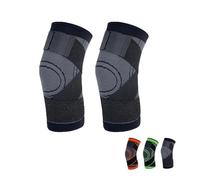 ERICAT Glovyzone Knee Stabilizer, Glovyzone Knee Sleeve, Full Targeted Support, For Running, Cycling, Basketball, Fitness, And Mountaineering(Black,M)