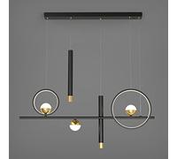 ERICAT Lampadari decorativi neri per camera da letto soggiorno per sala da pranzo Lampadari decorativi per camera da letto ampio soggiorno Apparecchi di illuminazione Lampadario a sospens