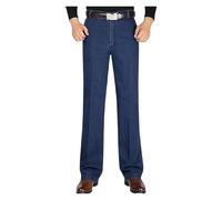 ERICAT Lunifit Mens Jeans, Jettjeans - Men's Classic Straight Fit Stretch Jeans(Blue,29)