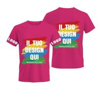 ERICAT Maglietta Personalizzata, t Shirt Personalizzate - Aggiungi la Tua Immagine, Il Tuo Testo o Il Tuo Logo. T-Shirt Personalizzabili per Uomini e Donne
