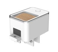 ERICAT Mangiatoia Automatica per Pesci, Distributore di Cibo per Pesci da Esterno, Supporta Tempi Multi-segmento E Alimentazione Precisa, a Prova di umidità E Non Si Intasa, per Vasche, Stagni