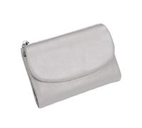 ERICAT Unisex Leather Wallet, Genuine Leather Coin Purse, Small Compact Bifold Pocket Purse With Credit Card Holder, Genuine Wallet(Grey)